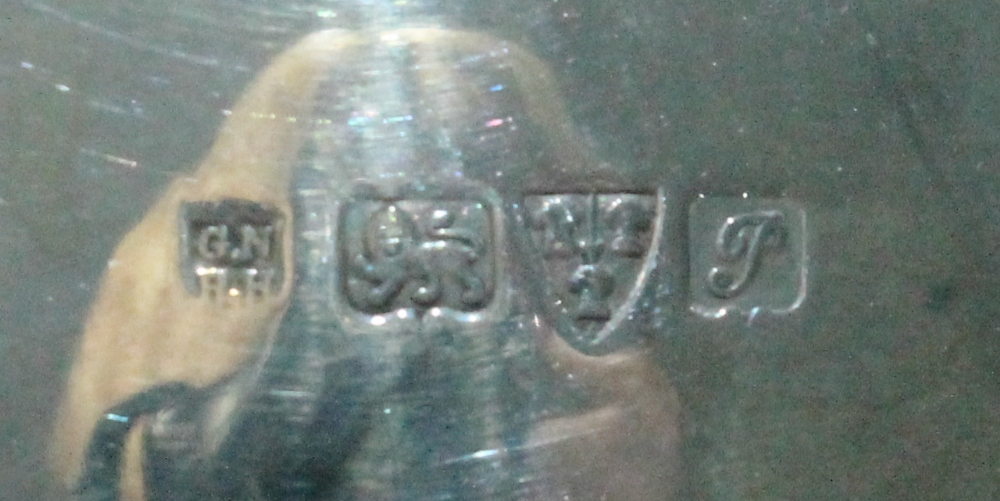 Silver two-handled trophy cup of hemispherical form on spreading foot, by Nathan & Hayes, Chester - Image 3 of 3