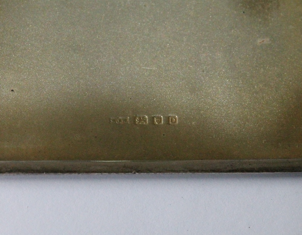 Three silver cigarette cases, 10oz. - Image 3 of 5