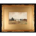 ANDRIANUS JOHANNES GROENEWEGEN
Shepherd and sheep
Signed, watercolour,