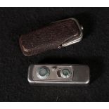 V E F Afga Minox miniature metal cased camera in leather carrying case