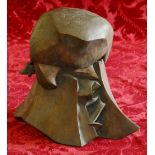 RICHARD KAMM (1928 - )
Bust portrait of Mozart
Bronze, signed and dated 1956,