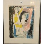 MARIANO VILLALTA (Spanish 20th Century)
Maternidad
Lithograph,