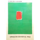 ROBERT MOTHERWELL
Spoleto Festival 1968
Screenprint,