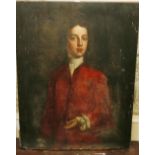 FOLLOWER OF MICHAEL DAHL (EARLY 18th CENTURY)
Portrait of a boy wearing a red coat
Oil on canvas,