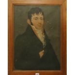 WITHDRAWN

ITALIAN SCHOOL (19th CENTURY SCHOOL)
Half length portrait of a Gentleman wearing an