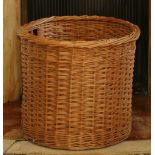 Log basket CONDITION REPORT: 50cm tall, 57cm deep.