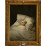 ANTHOINE CLAUDE FLEURY (1795-1822)
Henrietta Maria Felicite
Portrait on her death bed inscribed