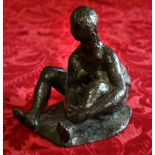 Robert Couturier (1905-2008) 
Seated woman bathing
Bronze, signed and numbered 9/10
19cm x 21cm