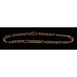 9ct gold bracelet,