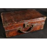 19th century leather cartridge case,