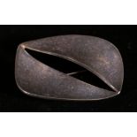 Contemporary Danish style silver brooch by SLOR, 14,