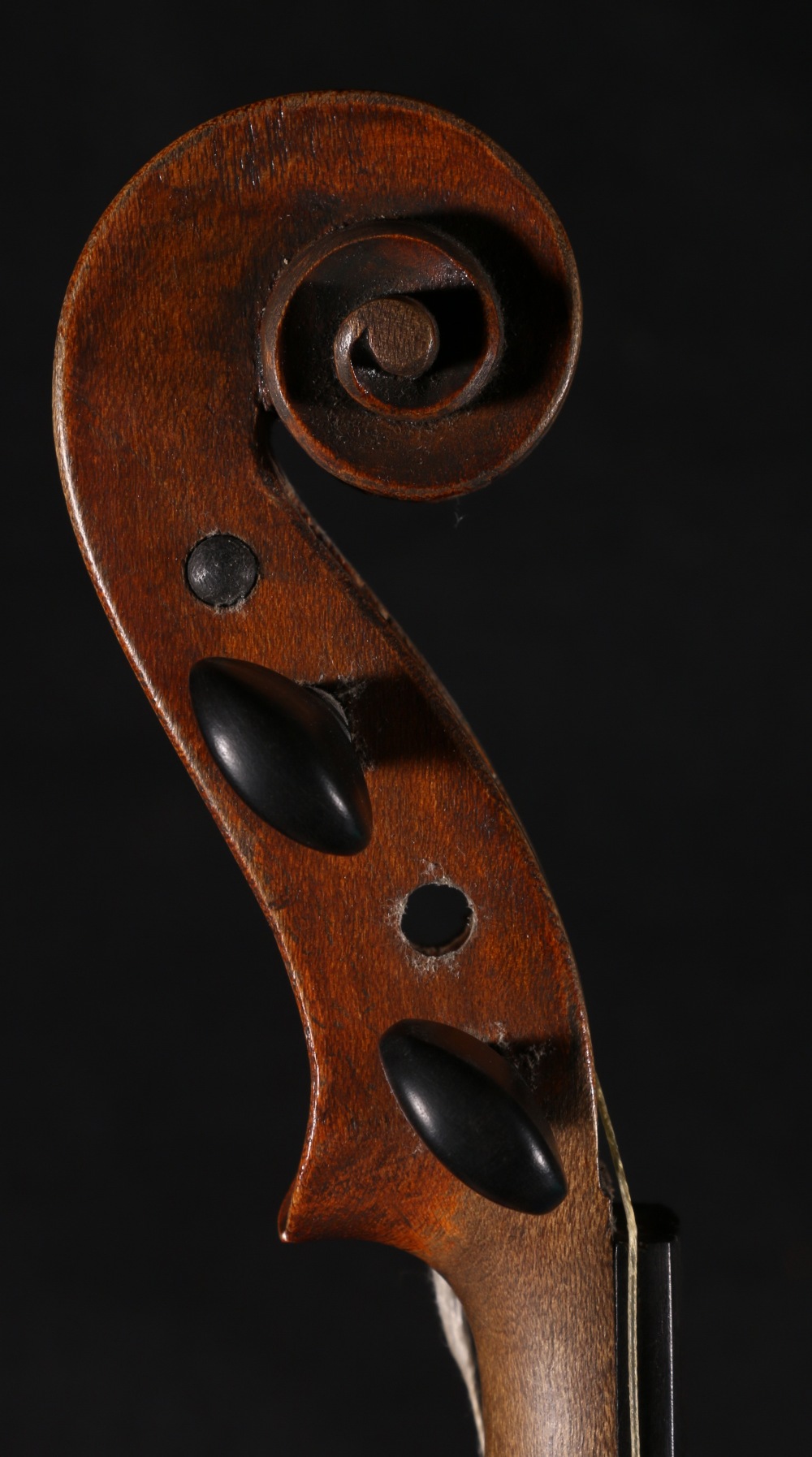 Violin bearing paper label to interior "model Antonius Stradivarious Cremonensis fabrecat anno - Image 5 of 5