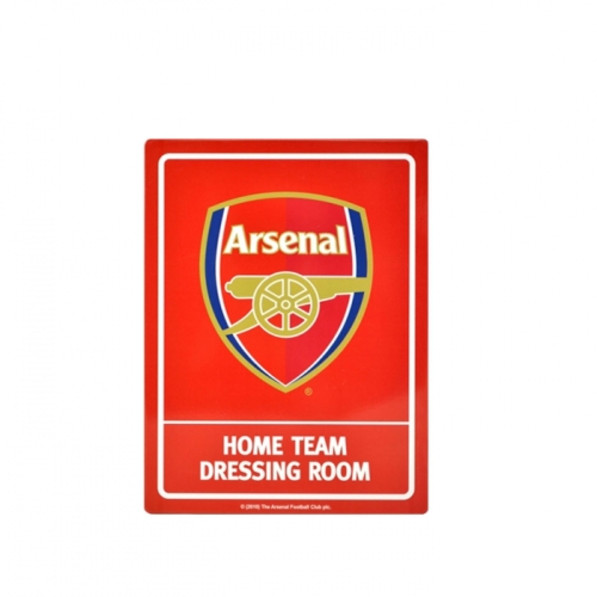3X ARSENAL DRESSING ROOMS METAL SIGNS (SHIPPING BAND A)