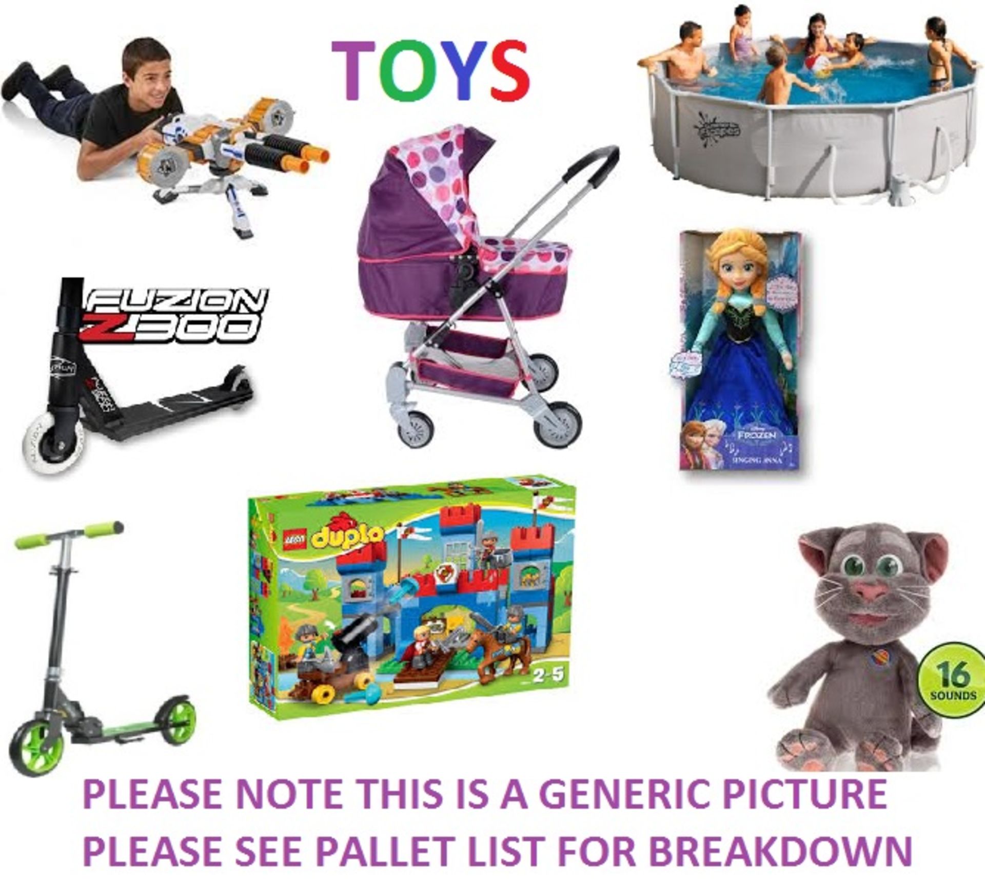 PALLET OF ASSORTED TOYS FROM A MAJOR REATAILER RRP £820 (9516602)
