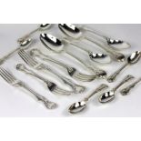 A selection of Victoria pattern flatware