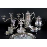 A collection of silver plated wares, to