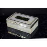 An Asprey silver mounted box, London 191