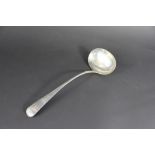 A Scottish provincial silver, Old English pattern ladle Elgin, Charles Fowler, active 1809-1824,