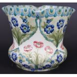 A William Moorcroft for Macintyre florian ware jardiniere circa 1900,