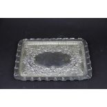 A silver rectangular dressing table tray Cooper Brothers & Sons Ltd, Birmingham 1904,