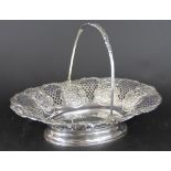 A silver basket George Nathan & Ridley Hayes, Chester 1899,