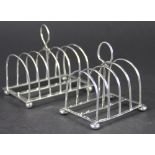 A silver six division toast rack William Hutton and Sons Ltd, London 1910,