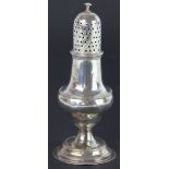 A George III silver sugar caster, Peter and Anne Bateman, London 1792,