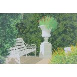 John Askins,
limited edition print,
Peers Garden,
no 97/100, signed in pencil,