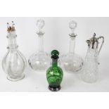 A selection of glass ware,