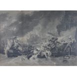 After Benjamin West,
engraving,
The Battle at La Hogue,
engraved by W.