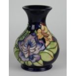 A Moorcroft Hibiscus pattern vase, c.