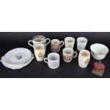 A collection of Royal Commemorative china, to include; A Royal Doulton 'King's Coronation Dinner,