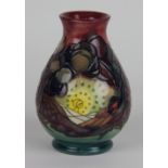 A Moorcroft Winter pattern vase,