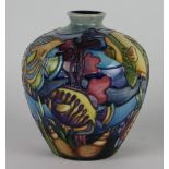 A Moorcroft Martinique pattern vase c.