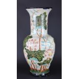 A large Chinese vase, 20th century,