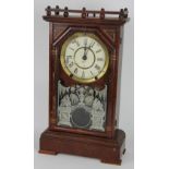 An American Seth Thomas Clock Company eight day shelf clodck, late 19th century,