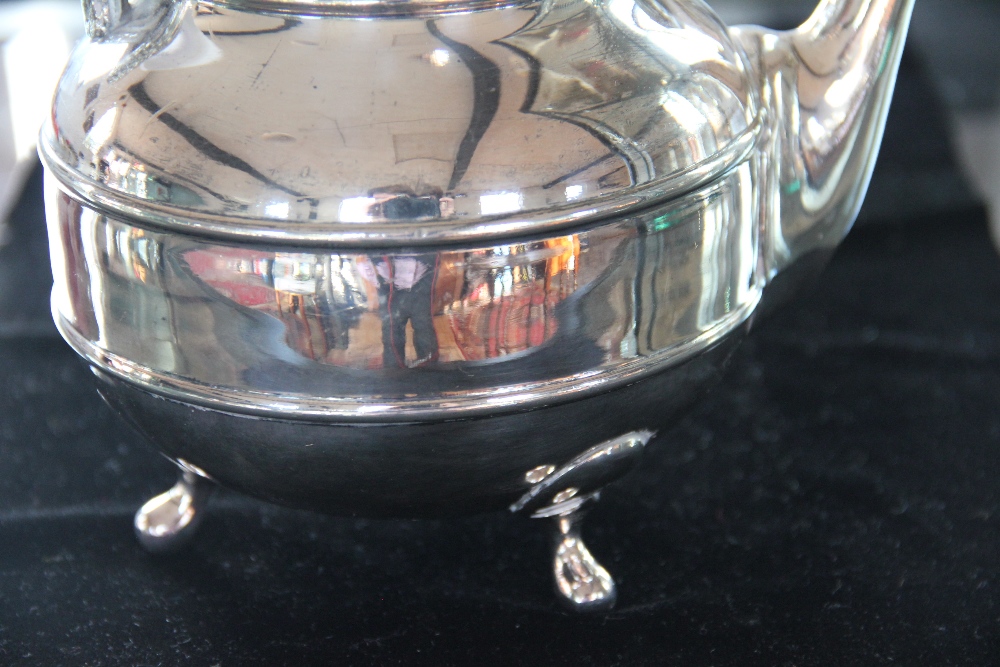 A James Dixon & Sons silver plated teapot, pattern number 8795, - Image 6 of 7