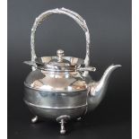 A James Dixon & Sons silver plated teapot, pattern number 8795,