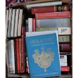 A collection of historical reference books on antiques, auctions,
