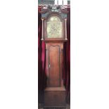 A George III oak and mahogany eight day longcase clock by Richard Deaves of Whitchurch,