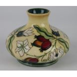 A Moorcroft squat ovoid vase c.