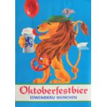 A Munich Oktoberfestbier poster by Holzfurtner,