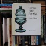 A collection of reference books on antique glass and glass making, to include PALMER (A),