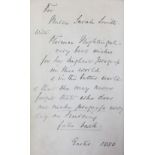 FLORENCE NIGHTINGALE (1820-1910) a signed and dedicated copy of A DICTIONARY OF TERMS USED IN