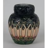A Moorcroft Cluny pattern ginger jar and cover c.