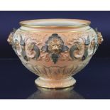 A Royal Worcester blush ivory jardiniere, shape number 1310, date code for 1912,
