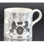 A Wedgwood Queen Elizabeth II Coronation mug designed by Eric Ravilious, 10.