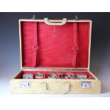 A 1950's vanity case retailed by Asprey & Co,