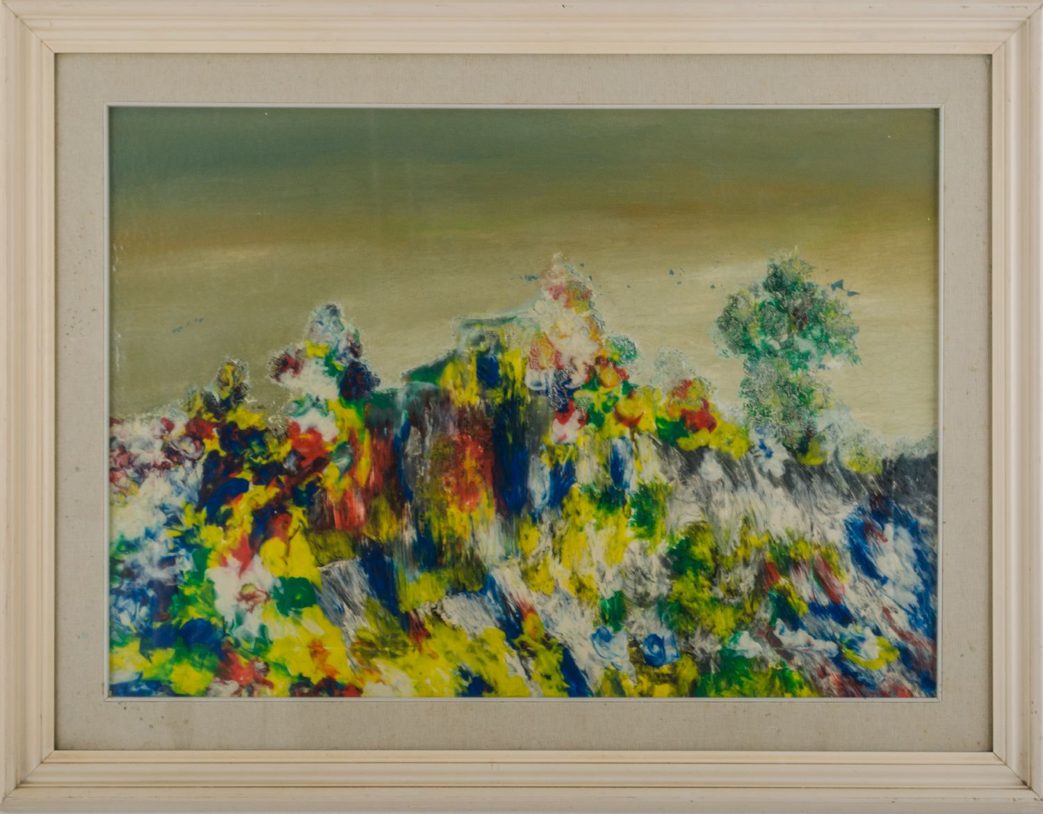 PANDOLFO OLIO su tela "paesaggio". XX secolo Misure: cm 67 x 47