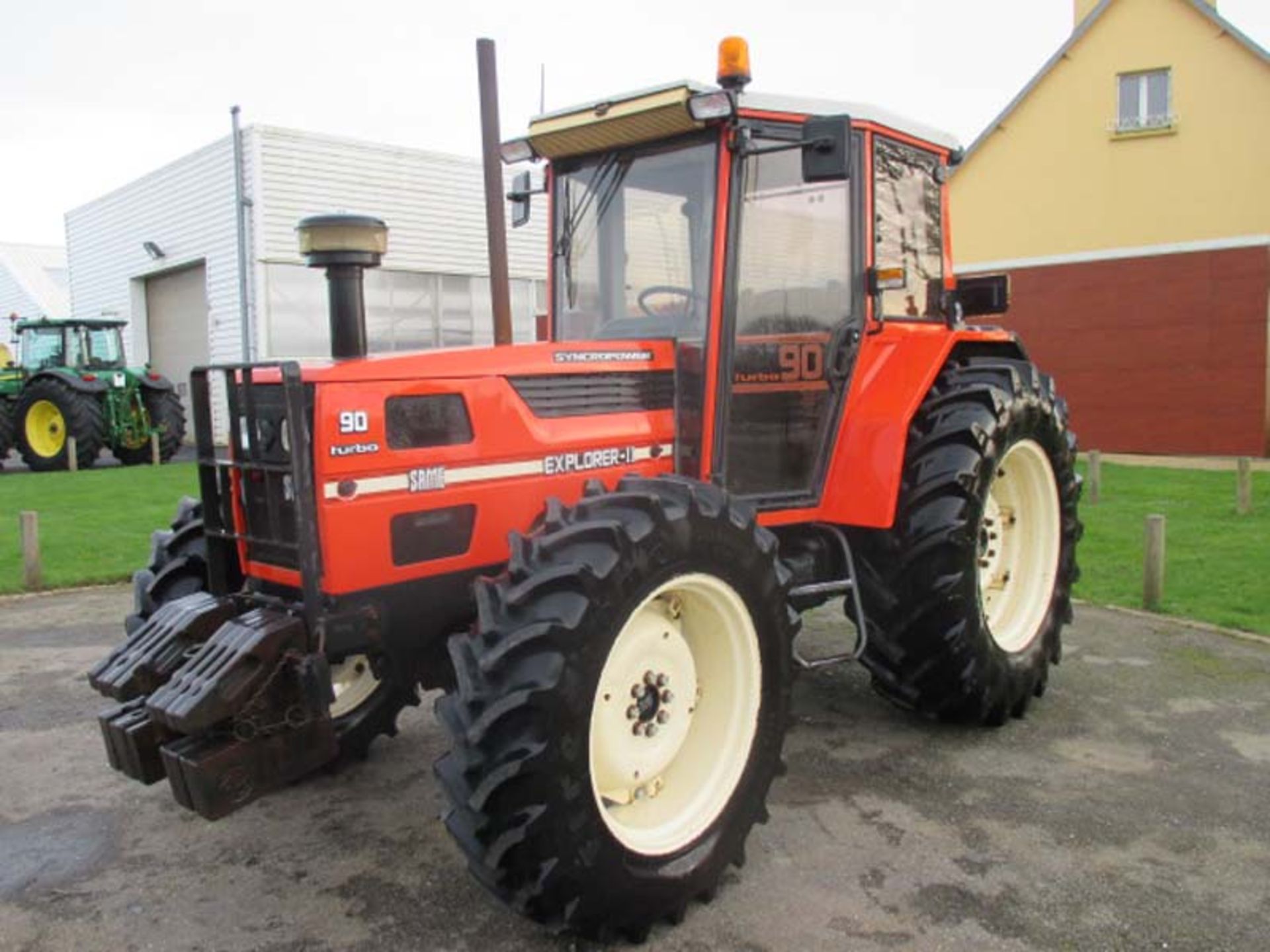 1991 SAME EXPLORER 90 4X4 TRACTOR, - Image 7 of 11